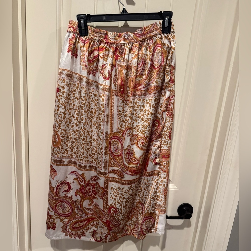 Japna paisley faux wrap skirt - Picture 3 of 5